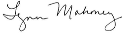 Lynn Mahoney signature